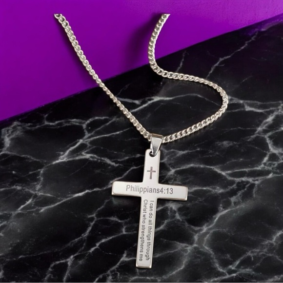 Cross Pendant Necklace NWOT - Picture 1 of 3